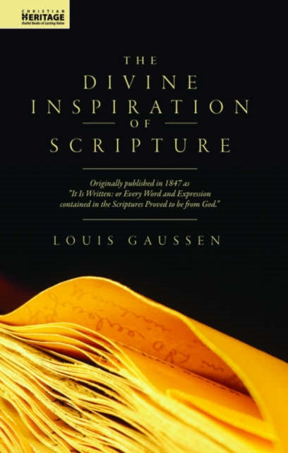 Book cover of: Divine Inspiration of Scripture. By: Louis Gaussen