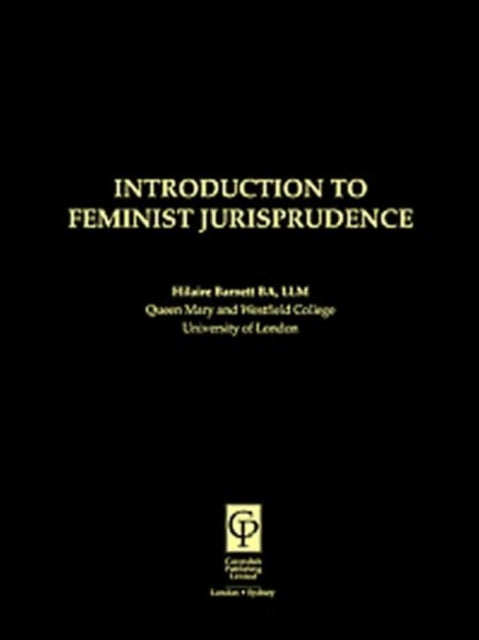 Book cover of: Introduction to Feminist Jurisprudence. By: Barnett