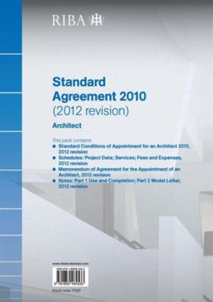 RIBA Standard Agreement 2010 (2012 Revision): Architect
