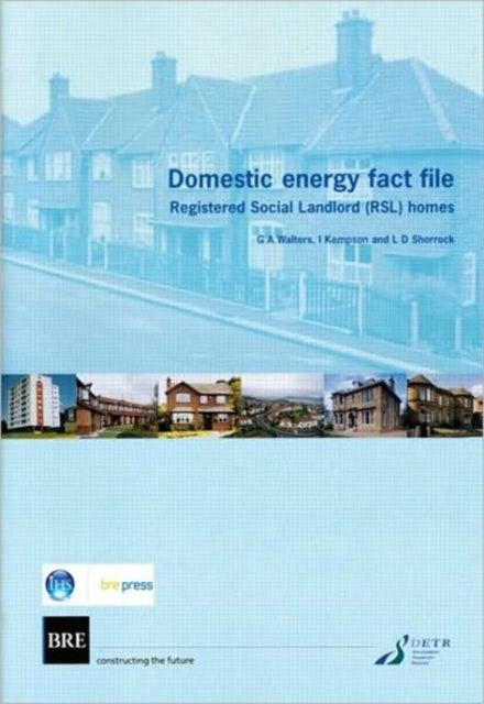 Book cover of: Domestic Energy Fact File. By: G. A. Walters