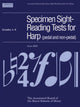 Book cover of: Specimen Sight-Reading Tests for Harp, Grades 1-8 (pedal and non-pedal)