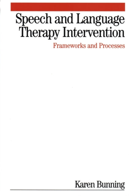 Speech and Language Therapy Intervention