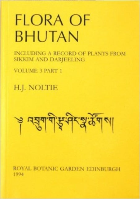 Book cover of: Flora of Bhutan. By: H. J. Nolti