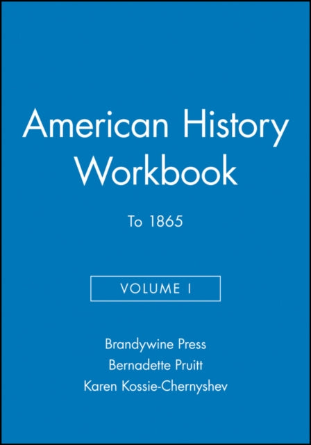 American History Workbook, Volume I
