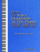 Book cover of: How to Voice Standards at the Piano - The Menu. By: Mark Levine