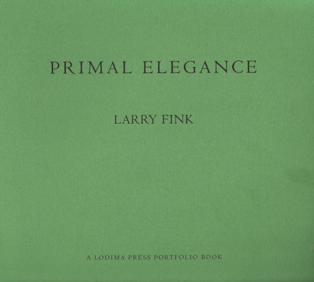 Book cover of: Primal Elegance