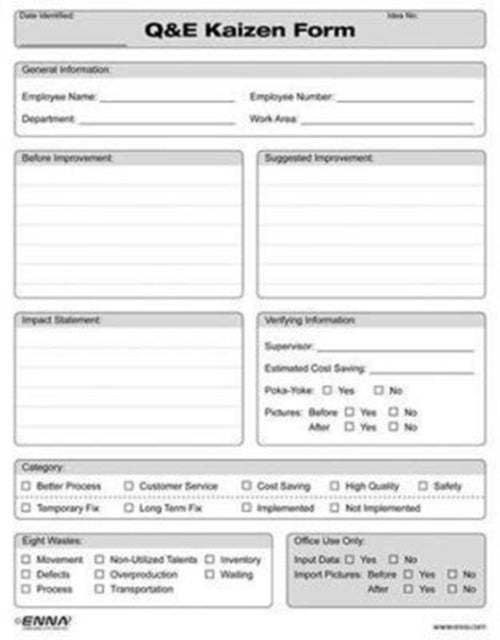 Quick and Easy Kaizen Forms