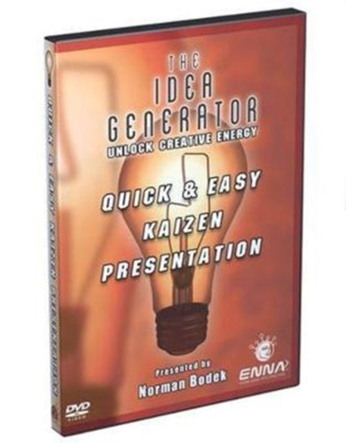 Book cover of: Quick and Easy Kaizen Video DVD. By: Enna