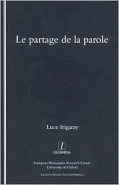 Book cover of: Le Partage De La Parole. By: Luce Irigaray