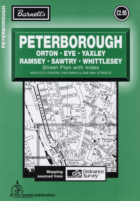 Book cover of: Peterborough Street Plan