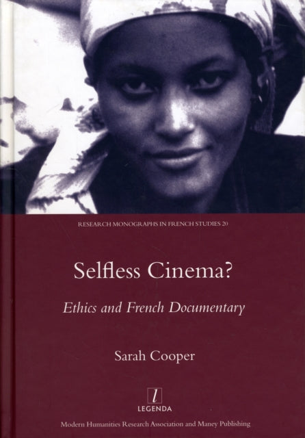 Book cover of: Selfless Cinema?. By: Sarah Cooper