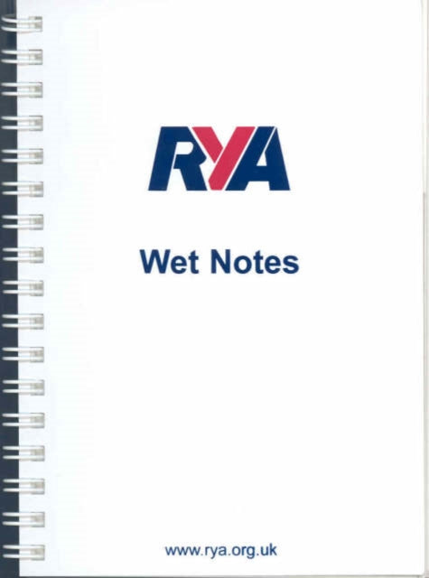 Book cover of: RYA Wet Notes