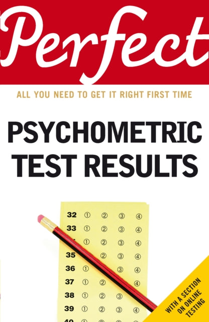 Book cover of: Perfect Psychometric Test Results. By: Joanna Moutafi