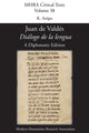 Book cover of: 'Dialogo De La Lengua'. by Juan De Valdes. a Diplomatic Edition. Edit