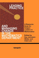 Book cover of: Leading Practice and Managing Change in the Mathematics Department
