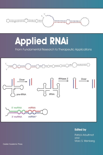 Book cover of: Applied RNAi: from Fundamental Research to Therapeutic Applications. By: Patrick Arbuthnot