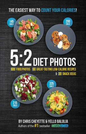 5:2 Diet Photos, 600 Food Photos, 60 Low-Calorie Recipes & 30 Snack Ideas