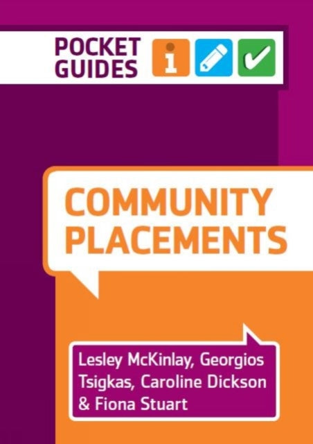 Book cover of: Community Placements. By: Lesley McKinlay