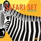 Book cover of: Safari Set, The. By: Madeleine Rogers
