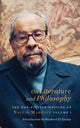 Book cover of: On Literature and Philosophy – The Non–Fiction Writing of Naguib Mahfouz: Volume 1. By: نجيب محفوظ
