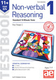 Book cover of: 11+ Non-verbal Reasoning Year 3/4 Testbook 1