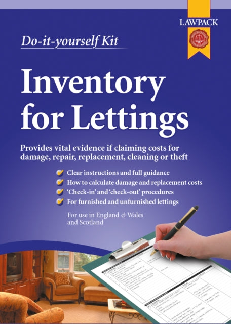 Book cover of: Lawpack Inventory for Lettings DIY Kit