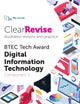 Book cover of: ClearRevise BTEC Digital Information Technology Level 1/2 Component 3