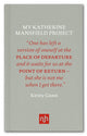 Book cover of: My Katherine Mansfield Project. By: Kirsty Gunn