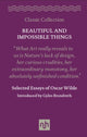 Book cover of: Beautiful and Impossible Things: Selected Essays of Oscar Wilde. By: Oscar Wilde