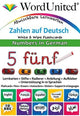 Book cover of: Numbers in German. By: WordUnited