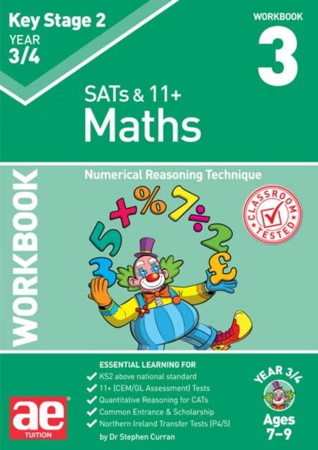 Book cover of: KS2 Maths Year 3/4 Workbook 3