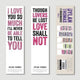 Book cover of: Dylan Thomas Bookmarks Pack 2
