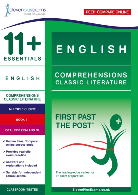 Book cover of: 11+ Essentials English Comprehensions: Classic Literature Book 1
