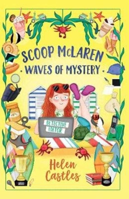 Book cover of: Scoop McLaren: Waves of Mystery. By: Helen Castles