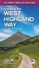 Book cover of: Trekking the West Highland Way (Scotland's Great Trails Guidebook with OS 1:25k maps): Two-way guidebook: described north-south and south-north. By: Andrew Mccluggage
