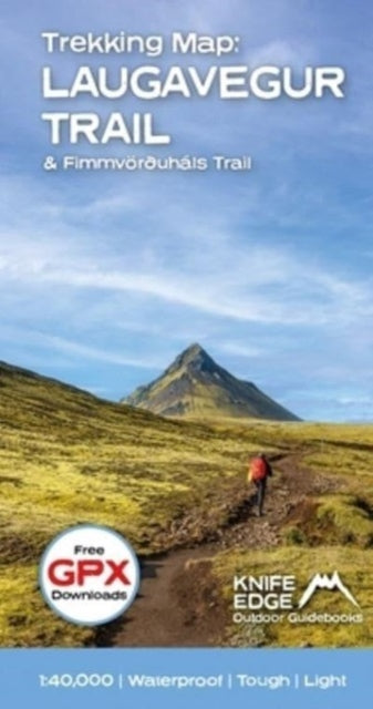 Book cover of: Trekking Map: Iceland's Laugavegur Trail (& Fimmvorduhals Trail)