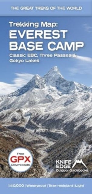 Book cover of: Everest Base Camp Trekking Map. By: Andrew MCCLUGGAGE