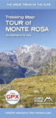 Book cover of: Tour of Monte Rosa Trekking Map
