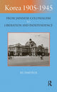 Book cover of: Korea 1905-1945. By: Ku Daeyeol