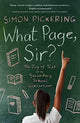Book cover of: What Page Sir?. By: Simon Pickering