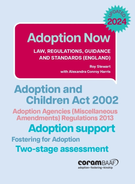 Book cover of: Adoption Now. By: Roy Stewart