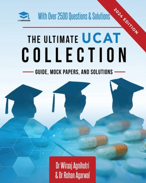 Ultimate UCAT Collection, New Edition with over 2500 questions and solutions. UCAT Guide, Mock Papers, And Solutions. Free UCAT crash course!