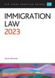 Book cover of: Immigration Law 2023. By: Kevin Browne
