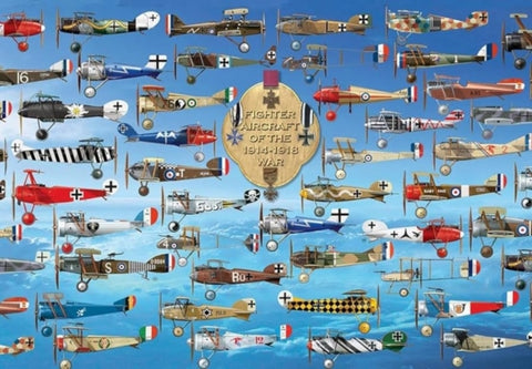 Fighter Aircraft of the 1914-1918 War Jigsaw (1000-piece)