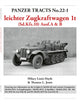 Book cover of: Panzer Tracts No.22-1: leichter Zugkraftwagen 1t (Sd.Kfz.10) Ausf.A & B