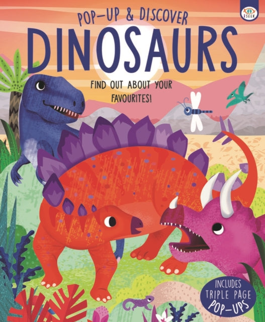 Pop Up and Discover Dinosaurs 9781915995667 POITIER, ANTON