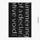 Book cover of: simmering of a declarative void. By: Kiely