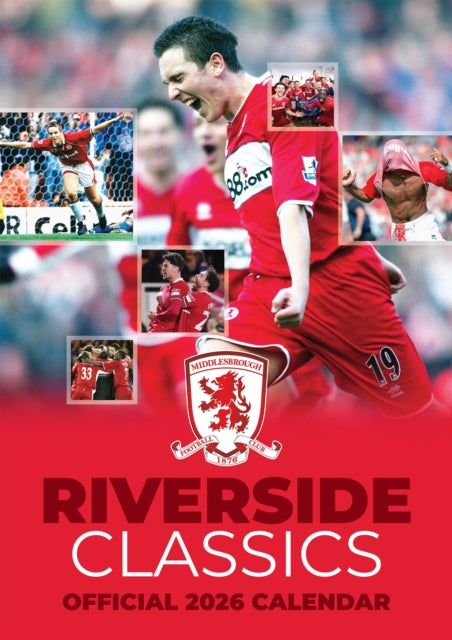 Book cover of: Official Middlesbrough Legends Calendar 2026