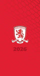 Book cover of: Official Middlesbrough Diary 2026