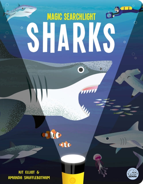 Book cover of: Magic Searchlight - Sharks